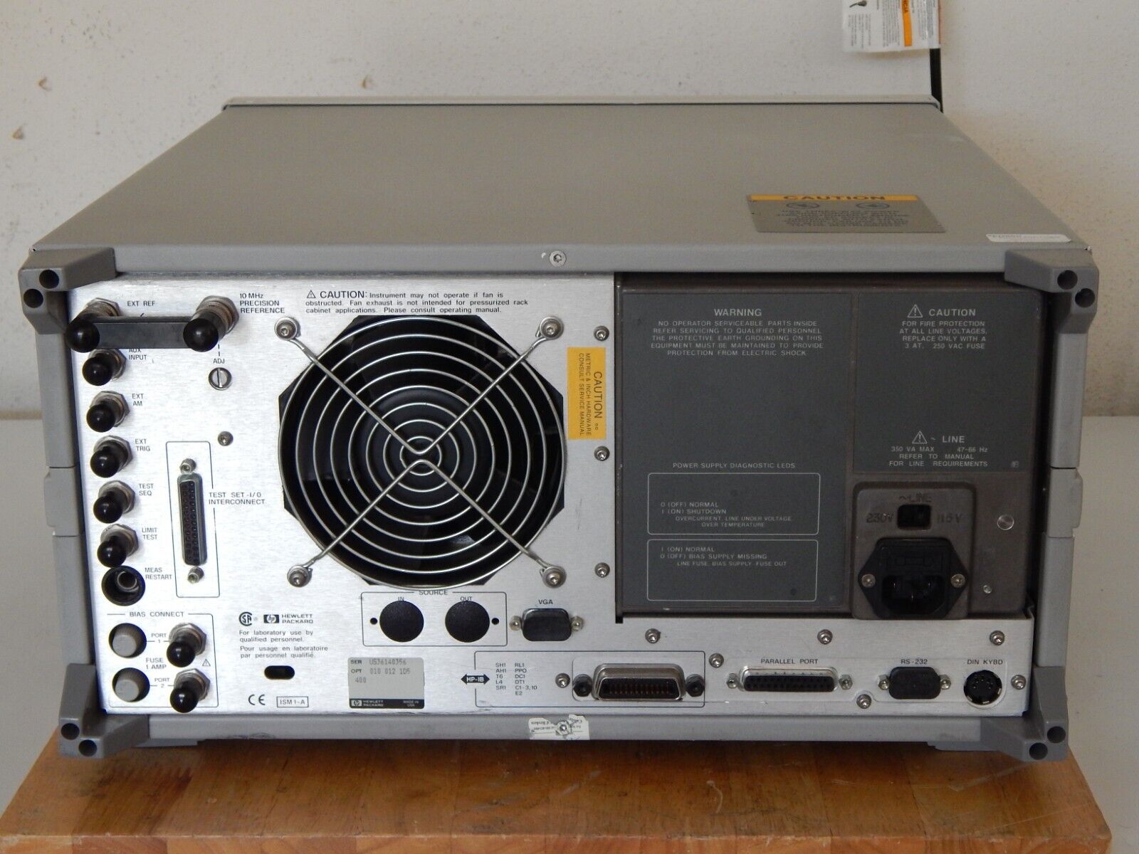 HP Agilent 8722D Network Analyzer Opt's 010, 012, 1D5, 400 S/N US36140356 WRNTY HP Agilent 8722D Network Analyzer Opt's 010, 012, 1D5, 400 S/N US36140356 WRNTY